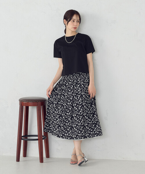 リバーシブル】花柄ジャガードスカート（スカート）｜COMME CA ISM