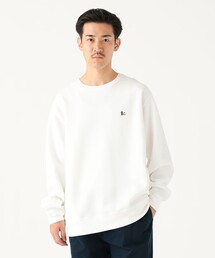B:MING by BEAMS | ワンポイント ダンボールニット クルーネック スウェット（ユニセックス）(スウェット)