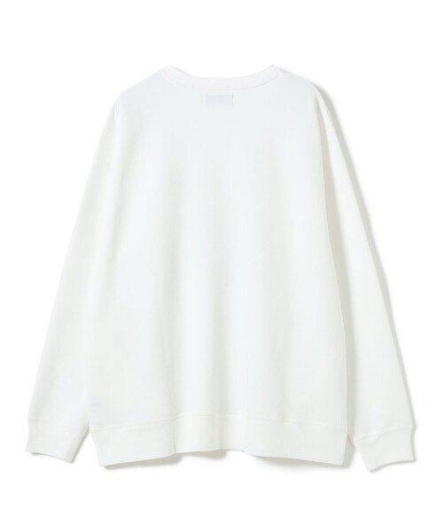 B:MING by BEAMS(ビーミングバイビームス)の「ワンポイント ダンボールニット クルーネック スウェット(ユニセックス)(スウェット・メンズ・オフホワイト/ネイビー・S/M/L/XL)」の12枚目の写真