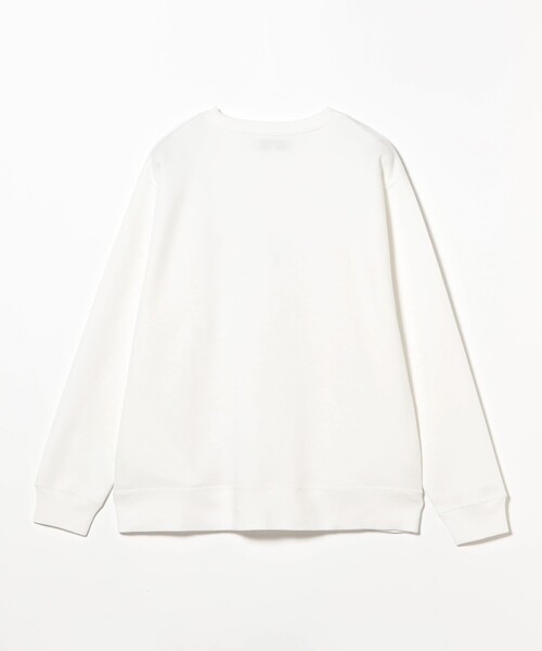 B:MING by BEAMS(ビーミングバイビームス)の「ワンポイント ダンボールニット クルーネック スウェット(ユニセックス)(スウェット・メンズ・オフホワイト/ネイビー・S/M/L/XL)」の15枚目の写真