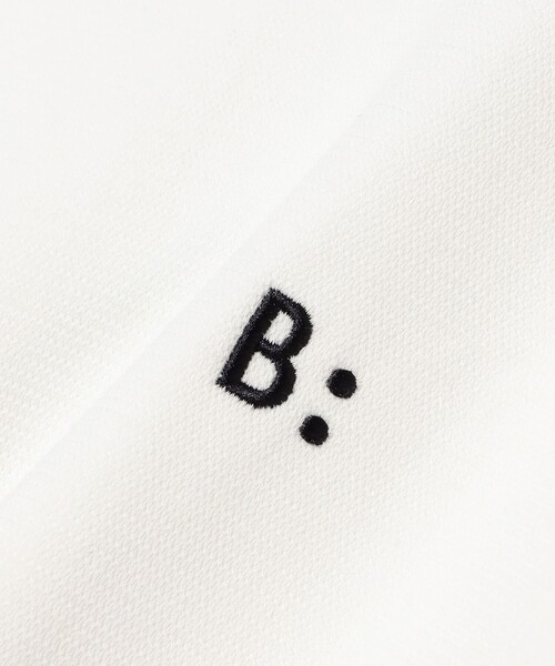 B:MING by BEAMS(ビーミングバイビームス)の「ワンポイント ダンボールニット クルーネック スウェット(ユニセックス)(スウェット・メンズ・オフホワイト/ネイビー・S/M/L/XL)」の16枚目の写真