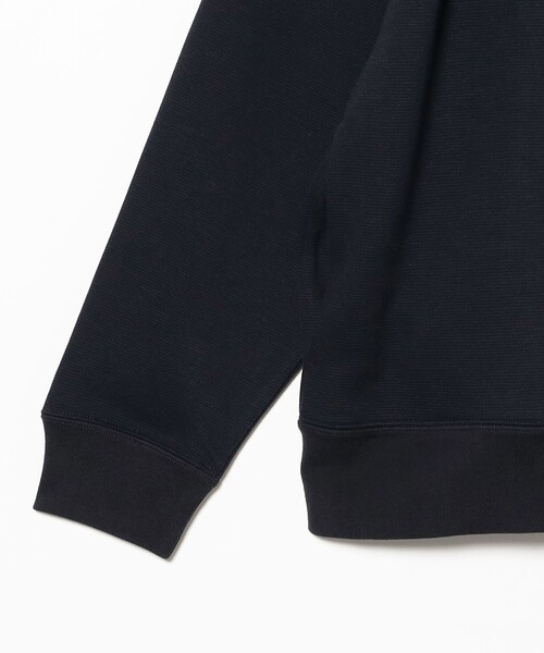 B:MING by BEAMS(ビーミングバイビームス)の「ワンポイント ダンボールニット クルーネック スウェット(ユニセックス)(スウェット・メンズ・オフホワイト/ネイビー・S/M/L/XL)」の19枚目の写真