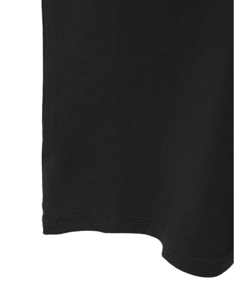 mizuiroind（ミズイロインド）の「mizuiro ind シャツカラーハイネックプルオーバー（Tシャツ/カットソー・レディース・ライトグレー/オレンジ/オフホワイト/ブラック/カーキ・FREE）」の19枚目の写真