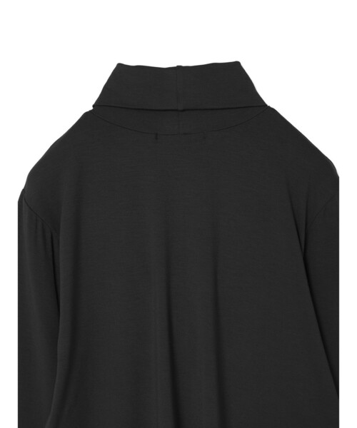 mizuiroind（ミズイロインド）の「mizuiro ind シャツカラーハイネックプルオーバー（Tシャツ/カットソー・レディース・ライトグレー/オレンジ/オフホワイト/ブラック/カーキ・FREE）」の21枚目の写真