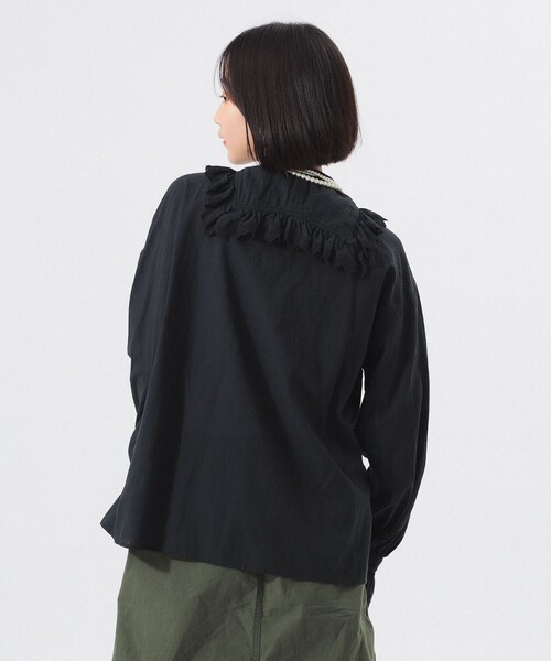 BEAMS BOY（ビームスボーイ）の「ユーロ ヴィンテージ フリル シャツ（シャツ/ブラウス・レディース・オフホワイト/ブラック・ONE SIZE）」の19枚目の写真