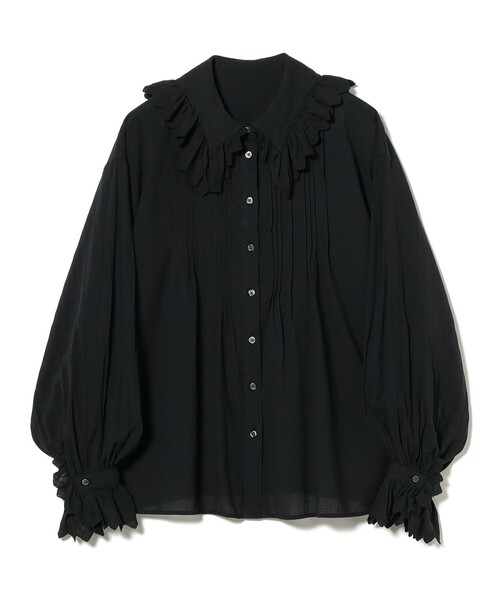 BEAMS BOY（ビームスボーイ）の「ユーロ ヴィンテージ フリル シャツ（シャツ/ブラウス・レディース・オフホワイト/ブラック・ONE SIZE）」の9枚目の写真