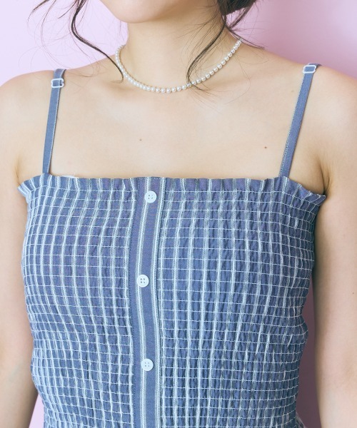 marun（マルン）の「＜大きいサイズ＞２点セット（ストライプシャツ＋ワンピース） marun（ワンピース・レディース・ネイビー/ピンク・4L/3L/LL/L/5L）」の19枚目の写真