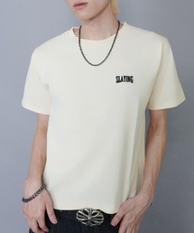 SPINNS | 短丈Tシャツ/ワンポイントロゴ/ショート丈(Tシャツ/カットソー)