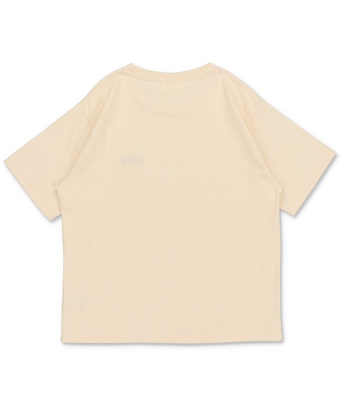 SPINNS（スピンズ）の「短丈Tシャツ/ワンポイントロゴ/ショート丈（Tシャツ/カットソー・メンズ・ブラック系その他/ブラック/アイボリー・M）」の4枚目の写真