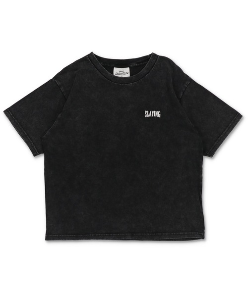 SPINNS（スピンズ）の「短丈Tシャツ/ワンポイントロゴ/ショート丈（Tシャツ/カットソー・メンズ・ブラック系その他/ブラック/アイボリー・M）」の21枚目の写真