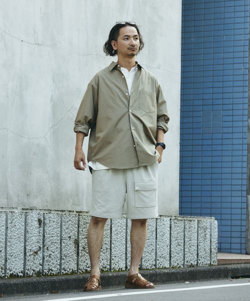 RIDING HIGH(ライディングハイ)の「RIDING HIGH / ライディングハイ 別注 サッカー ジャージ ショーツ(その他パンツ・メンズ・アイボリー/ブラック系その他・MEDIUM/LARGE)」の12枚目の写真