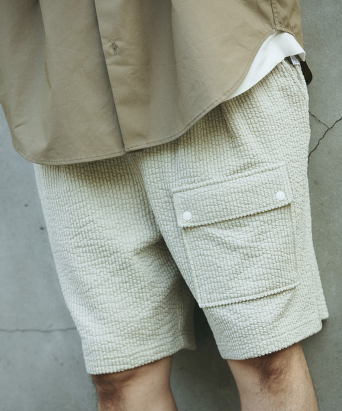 RIDING HIGH(ライディングハイ)の「RIDING HIGH / ライディングハイ 別注 サッカー ジャージ ショーツ(その他パンツ・メンズ・アイボリー/ブラック系その他・MEDIUM/LARGE)」の17枚目の写真