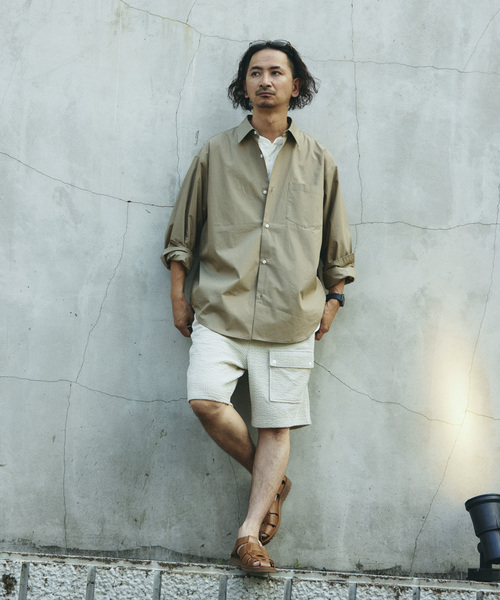 RIDING HIGH(ライディングハイ)の「RIDING HIGH / ライディングハイ 別注 サッカー ジャージ ショーツ(その他パンツ・メンズ・アイボリー/ブラック系その他・MEDIUM/LARGE)」の18枚目の写真