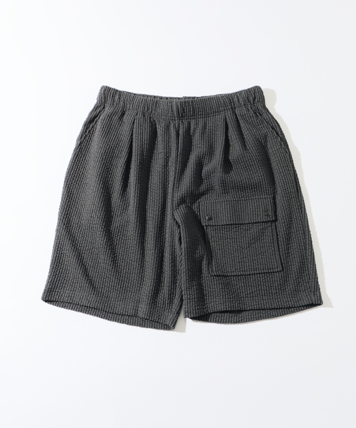 RIDING HIGH(ライディングハイ)の「RIDING HIGH / ライディングハイ 別注 サッカー ジャージ ショーツ(その他パンツ・メンズ・アイボリー/ブラック系その他・MEDIUM/LARGE)」の4枚目の写真