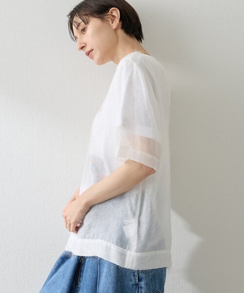 シアーフェザーTEE（シャツ/ブラウス）｜Whim Gazette（ウィムガゼット