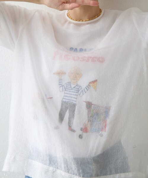 シアーフェザーTEE（シャツ/ブラウス）｜Whim Gazette（ウィムガゼット