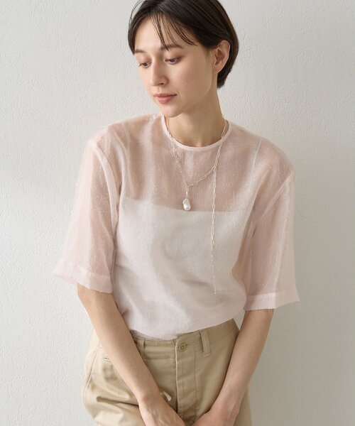 新品 定価35200円 ウィムガゼット 24ss 春夏 シアー ボウタイブラウス 新品 定価35200円 ウィムガゼット 24ss 春夏 シアー ボウタイ