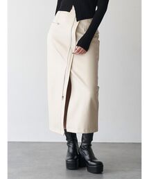⭐️美品⭐️シープスキンスカート　フレアスカート　羊革　レザースカート　本革 シープレザースカート（スカート）｜STRASBURGO OUTLET