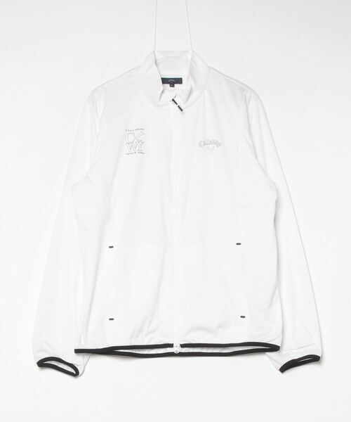 キャロウェイ ジップアップ ジャケット サイズLL ブルゾン ストレッチ Callaway キャロウェイ ゴルフウェア 長袖ウインドブレーカー 秋