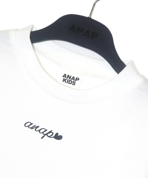 ANAP kids（アナップキッズ）の「バッグ スピンドル ビスチェ × Tシャツ SET 【ジュニアお揃い】（Tシャツ/カットソー・キッズ・ベージュ/ブルー・130cm/120cm）」の22枚目の写真