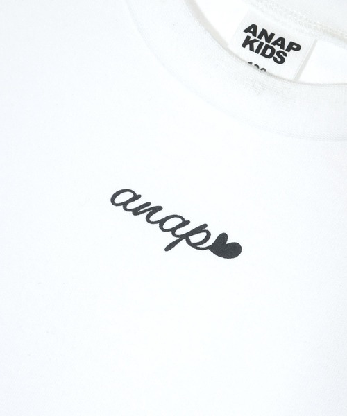 ANAP kids（アナップキッズ）の「バッグ スピンドル ビスチェ × Tシャツ SET 【ジュニアお揃い】（Tシャツ/カットソー・キッズ・ベージュ/ブルー・130cm/120cm）」の3枚目の写真