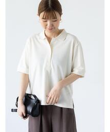 鹿の子ポロシャツ