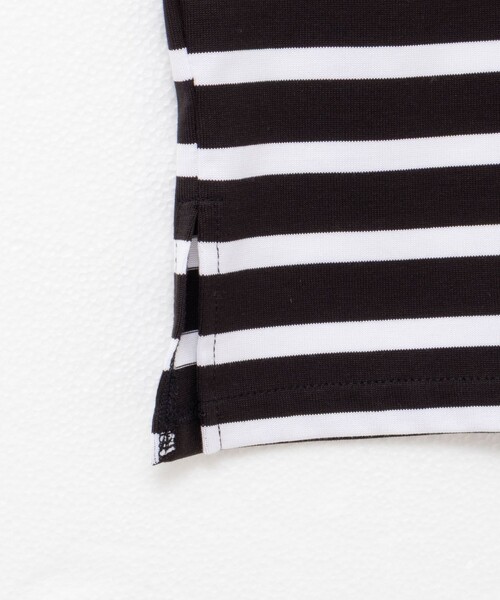 Rie Miller（リエミラー）の「BIGマリンボーダーボートネックプルオーバーカットソー（Tシャツ/カットソー・レディース・ブラウン系その他/ブラック系その他/ブルー系その他・38）」の6枚目の写真