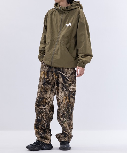 THRASHER(スラッシャー)の「【at】〔THRASHER/スラッシャー〕ナイロン ロゴプリント シェルジャケット マウンテンパーカー(マウンテンパーカー・メンズ・カーキ/ブラック/ライトグレー・LARGE/MEDIUM)」の5枚目の写真