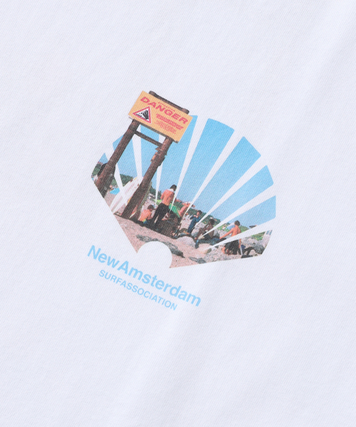 JOURNAL STANDARD relume(ジャーナルスタンダード レリューム)の「NEW AMSTERDAM SURF ASSOCIATION ROAD TRIP TEE VIEW 2501174002(Tシャツ/カットソー・メンズ・ホワイト・MEDIUM/LARGE)」の4枚目の写真