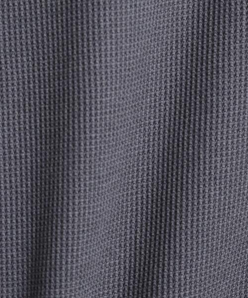 tk.TAKEO KIKUCHI（ティーケータケオキクチ）の「ワッフルヘンリーカットソー（Tシャツ/カットソー・メンズ・アイボリー/ブラック/チャコールグレー/ホワイト・02/03/04）」の16枚目の写真