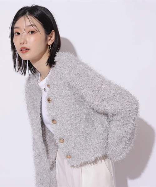 Mystrada フェザーカーデ フェザーカーデ（ニット/セーター）｜Mystrada（マイストラーダ