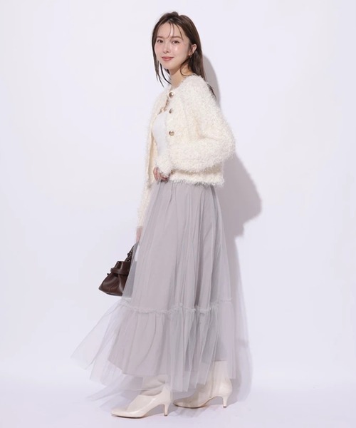 Mystrada フェザーカーデ フェザーカーデ（ニット/セーター）｜Mystrada（マイストラーダ