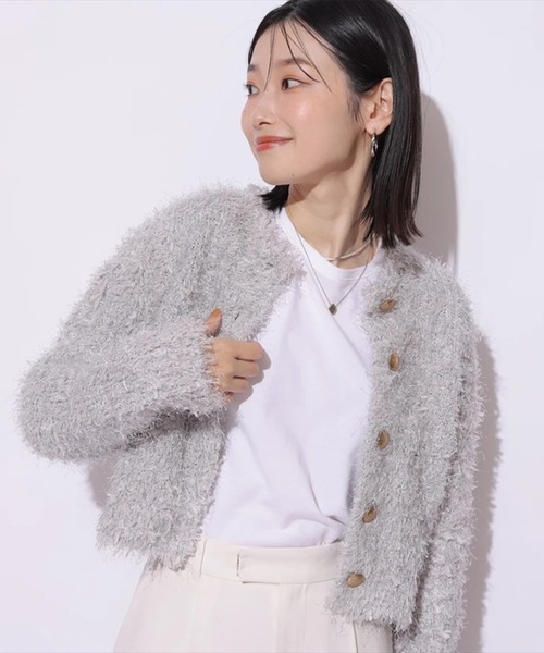 Mystrada フェザーカーデ Mystrada（マイストラーダ）の「フェザーカーデ（ニット/セーター