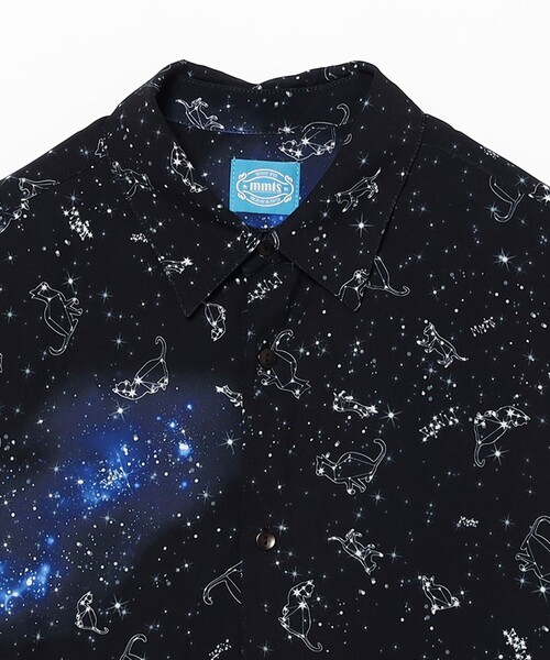mmts（マミタス）の「ギャラクシー猫星座 シャツ（シャツ/ブラウス・レディース・その他/ブラック・LARGE/MEDIUM）」の5枚目の写真