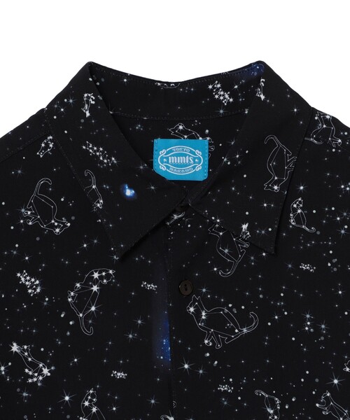ビームス マミタス/ 　猫総柄シャツブラウス ギャラクシー猫星座 シャツ（シャツ/ブラウス）｜mmts（マミタス