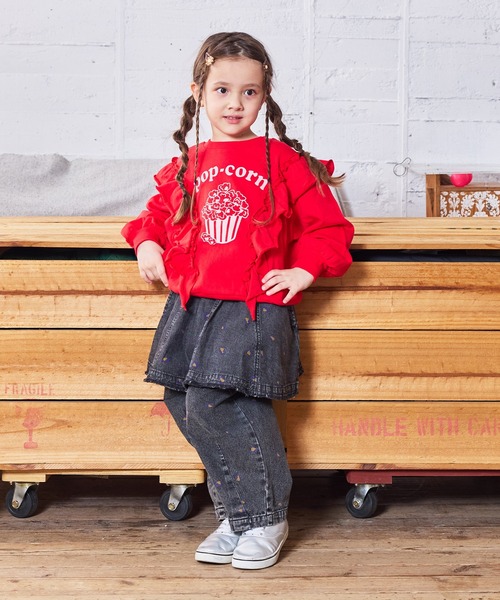 l*o様 【新品未使用】OBLI フリルスウェット Olu.（オルドット） トレーナー スウェット フリルレイヤード