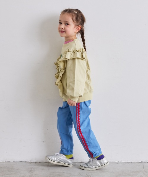 Life Support Products（ライフサポートプロダクツ）の「ボリュームフリルスウェット（スウェット・キッズ・レッド/オレンジ/アイボリー/チャコール・95/90/80/110/100/150/140/130/120）」の11枚目の写真