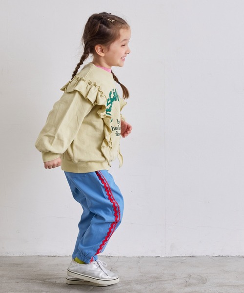 Life Support Products（ライフサポートプロダクツ）の「ボリュームフリルスウェット（スウェット・キッズ・レッド/オレンジ/アイボリー/チャコール・95/90/80/110/100/150/140/130/120）」の10枚目の写真