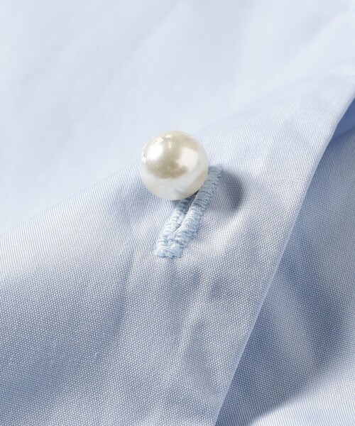 Sister Jane（シスタージェーン）の「sister jane / Glassy Bowed Collar ブラウス（シャツ/ブラウス・レディース・サックスブルー・SMALL）」の6枚目の写真