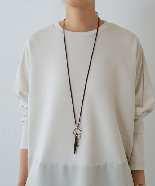 BEARDSLEY（ビアズリー）の「レザーネックレス（ネックレス・レディース・シルバー・FREE）」の4枚目の写真