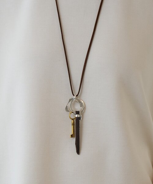 BEARDSLEY（ビアズリー）の「レザーネックレス（ネックレス・レディース・シルバー・FREE）」の7枚目の写真