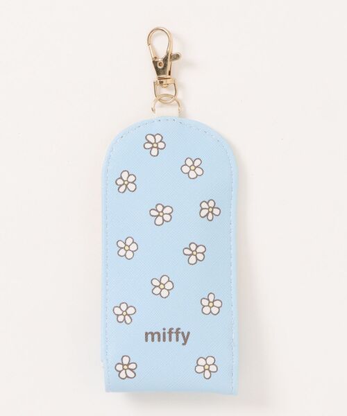 Miffy( ミッフィー)の「miffy/ミッフィーSmall Flower柄キッズキーケース(キーケース/キーアクセサリー・キッズ・サックスブルー・ONE SIZE)」の2枚目の写真
