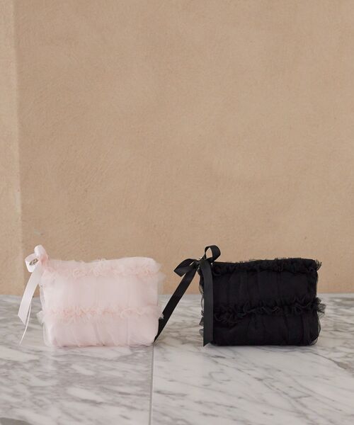 チュールフリルポーチ（ポーチ）｜Maison de FLEUR（メゾンドフルール
