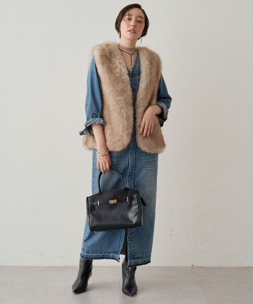 セール】フェイクファーベスト（ベスト）｜LOUNGEDRESS（ラウンジ