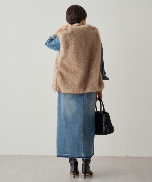 セール】フェイクファーベスト（ベスト）｜LOUNGEDRESS（ラウンジ