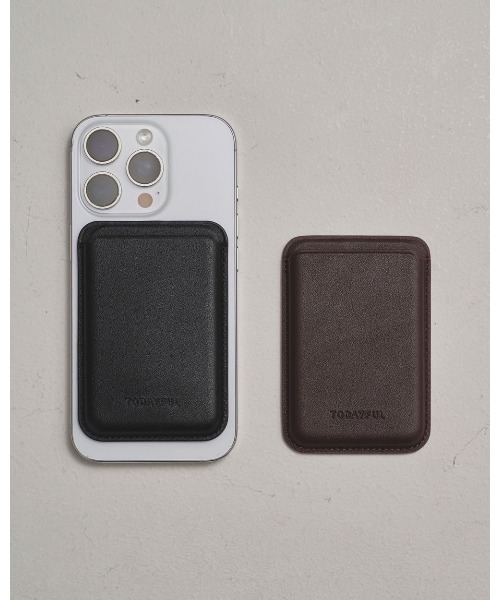 TODAYFUL（トゥデイフル）の「TODAYFUL iPhone Magnet Pocket（スマホケース/カバー・レディース・ブラウン/ブラック・FREE）」の3枚目の写真