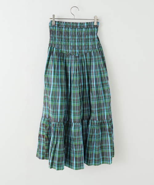 sara mallika(サラ マリカ)の「【SARA MALLIKA/サラマリカ】POLY TAFFETA SHIRRING SK:スカート(スカート・レディース・グリーン・FREE)」の11枚目の写真