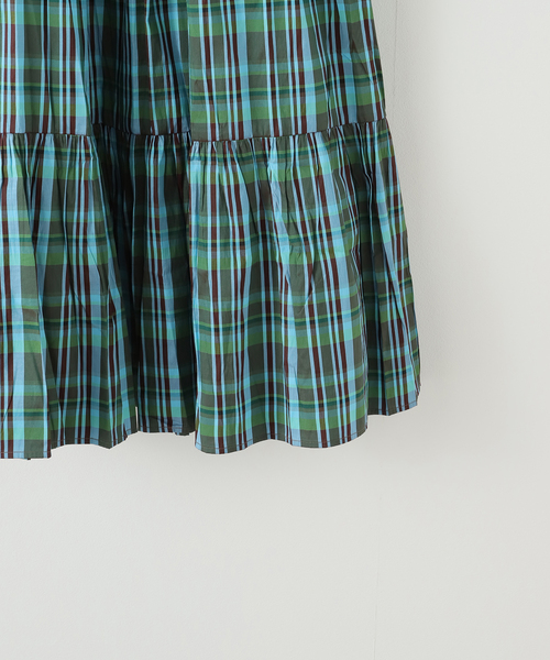 sara mallika(サラ マリカ)の「【SARA MALLIKA/サラマリカ】POLY TAFFETA SHIRRING SK:スカート(スカート・レディース・グリーン・FREE)」の13枚目の写真