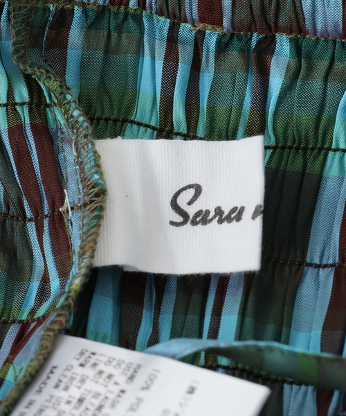 sara mallika(サラ マリカ)の「【SARA MALLIKA/サラマリカ】POLY TAFFETA SHIRRING SK:スカート(スカート・レディース・グリーン・FREE)」の7枚目の写真