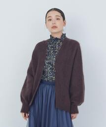 ADIEU TRISTESSE | モヘヤラム起毛片畦カーディガン(カーディガン/ボレロ)